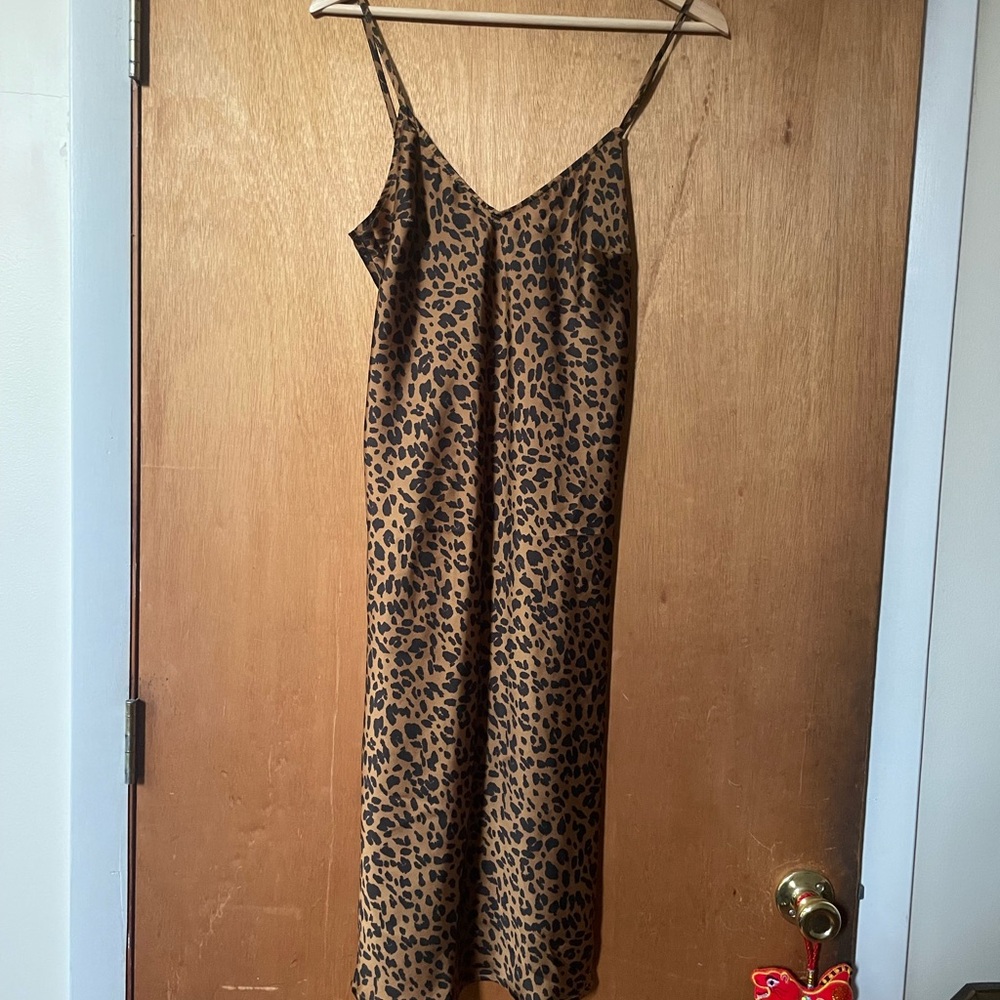 a new day Brown and Black Animal Print Dress